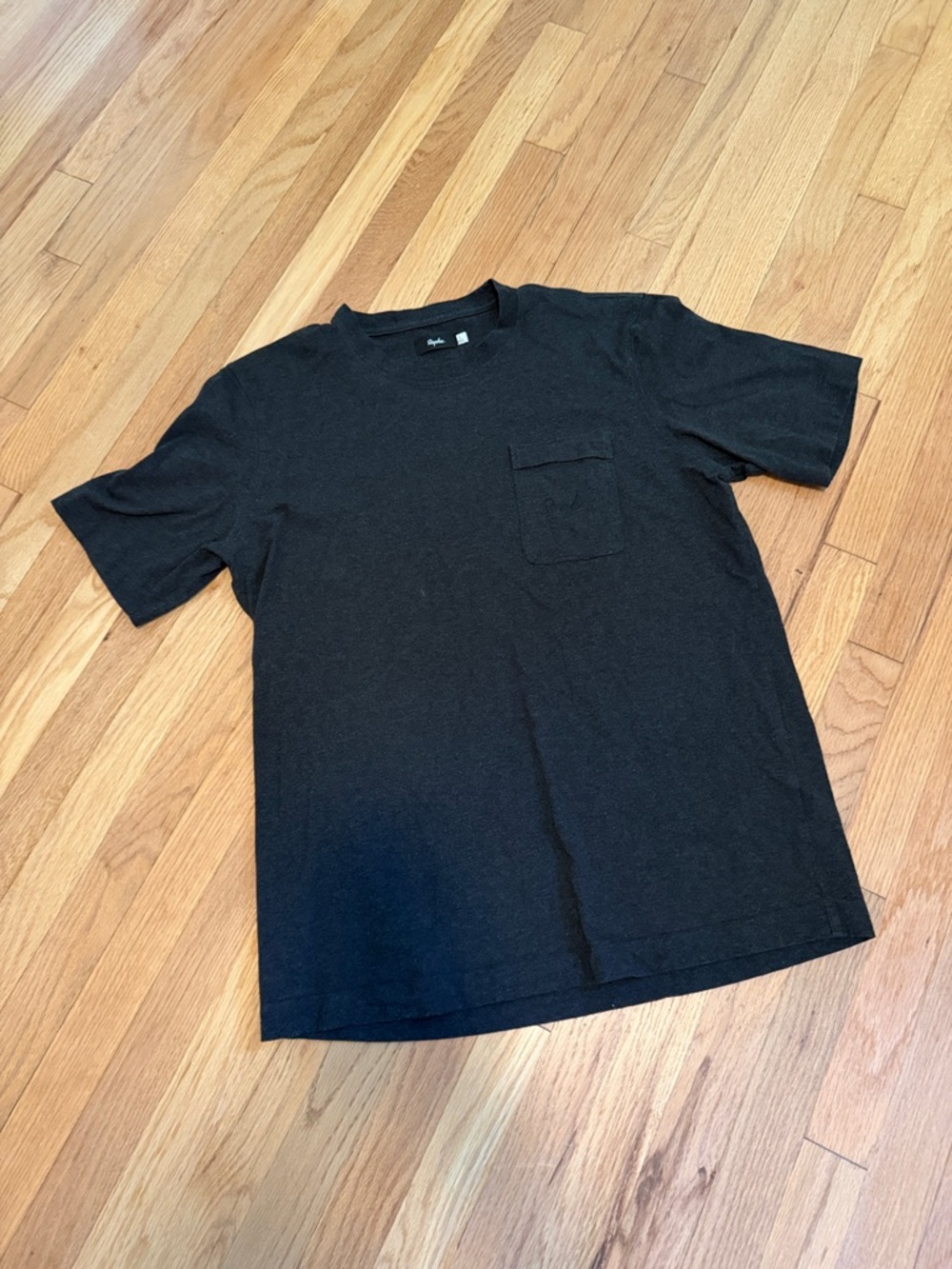 Rapha Charcoal Pocket Crew Neck T‑Shirt